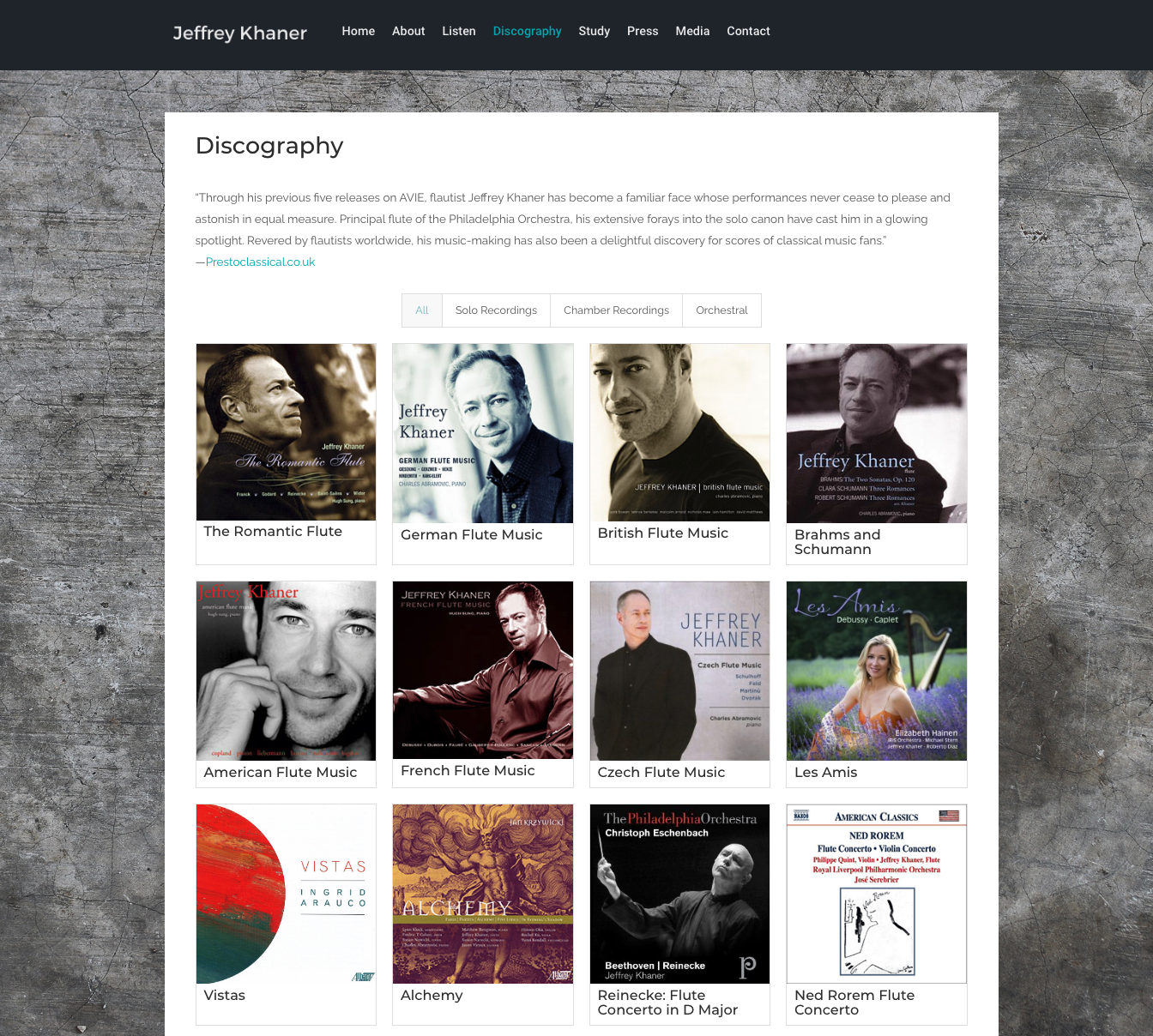 Jeffrey Khaner-discography