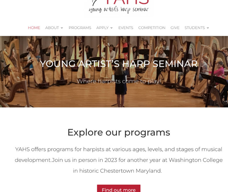 Young Artist’s Harp Seminar